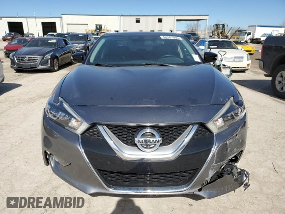 2017 Nissan Maxima SV with VIN 1N4AA6AP8HC429032, listed as a Copart auction lot 46341095 with 0 mi miles and Salvage Title. Bid and sale history available at carsss.com. Image 5.
