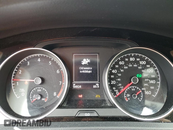 2016 Volkswagen Golf SportWagen TSI S with VIN 3VWC17AU9GM523851, listed as a Copart auction lot 45920874 with 94,924 mi miles. Bid and sale history available at carsss.com. Image 9.