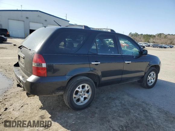 2001 Acura MDX Touring Pkg with VIN 2HNYD18691H533431, listed as a Copart auction lot 44163305 with 319,985 mi miles and Salvage Title. Bid and sale history available at carsss.com. Image 3.