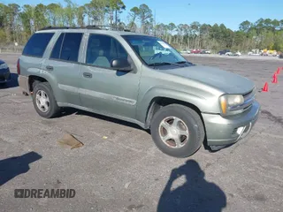2004 Chevrolet TrailBlazer LS with VIN 1GNDT13S942209802, listed as a IAAI auction lot 41842521 with 197,319 mi miles. Bid and sale history available at carsss.com. Image 1.