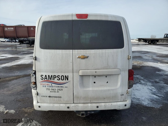 2017 Chevrolet City Express Cargo Van LS with VIN 3N63M0YN5HK720087, listed as a Copart auction lot 87631755 with 0 mi miles and Salvage Title. Bid and sale history available at carsss.com. Image 6.