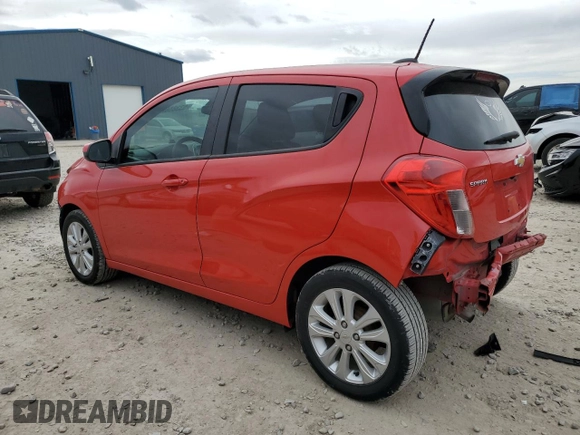 2017 Chevrolet Spark LT with VIN KL8CD6SA9HC748789, listed as a Copart auction lot 53385625 with 40,084 mi miles and Salvage Title. Bid and sale history available at DreamBid. Image 2.