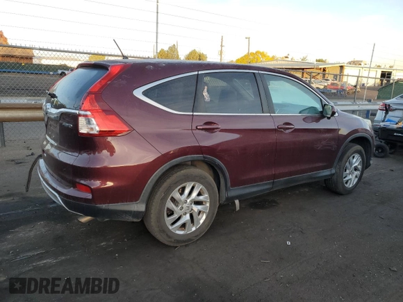 2015 Honda CR-V EX with VIN 5J6RM4H57FL001019, listed as a Copart auction lot 75494854 with Not Provided miles and Clean Title. Bid and sale history available at DreamBid. Image 3.