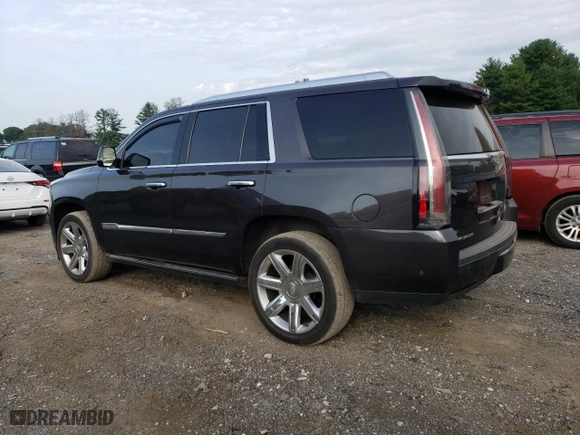 2017 Cadillac Escalade Platinum with VIN 1GYS4DKJ7HR139330, listed as a Copart auction lot 68416494 with 144,175 mi miles and Salvage Title. Bid and sale history available at carsss.com. Image 2.