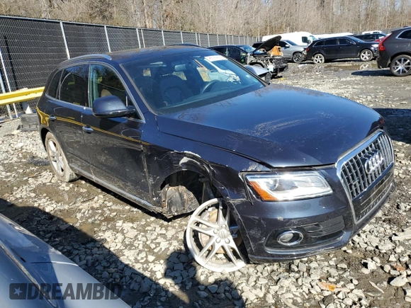 2016 Audi Q5 Premium Plus with VIN WA1L2AFP4GA033034, listed as a Copart auction lot 45002395 with 104,470 mi miles and Salvage Title. Bid and sale history available at carsss.com. Image 4.