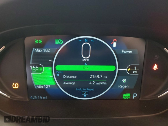 2020 Chevrolet Bolt EV LT with VIN 1G1FY6S06L4150669, listed as a Copart auction lot 64027455 with 42,515 mi miles and Salvage title. Bid and sale history available at DreamBid. Image 9.