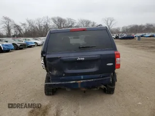 2013 Jeep Patriot Latitude with VIN 1C4NJPFA2DD238409, listed as a Copart auction lot 43657345 with 136,183 mi miles and Salvage Title. Bid and sale history available at carsss.com. Image 6.