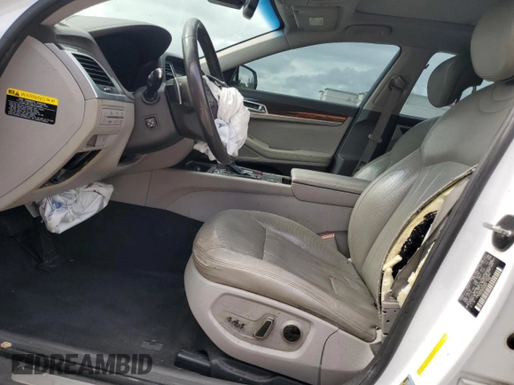 2017 Genesis G80 3.8L z VIN KMHGN4JE5HU182487, wystawiony jako Copart lot #56643395 z przebiegiem Nie podano mil oraz Szkoda całkowita • Salvage title. Historia ofert i sprzedaży dostępna na DreamBid. Obrazek 7.