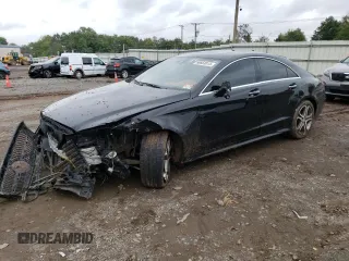 2015 Mercedes-Benz CLS-Class CLS 400 with VIN WDDLJ6HB5FA154196, listed as a Copart auction lot 69663013 with 73,335 mi miles. Bid and sale history available at carsss.com. Image 1.