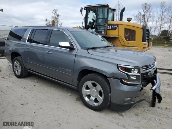 2020 Chevrolet Suburban Premier with VIN 1GNSCJKC3LR140399, listed as a Copart auction lot 77262944 with 69,901 mi miles and Salvage Title. Bid and sale history available at carsss.com. Image 4.