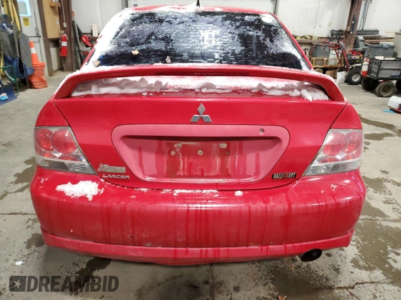 2005 Mitsubishi Lancer with VIN JA3AJ66FX5U603908, listed as a Copart auction lot 87080764 with 349,120 mi miles and Clean Title. Bid and sale history available at DreamBid. Image 6.