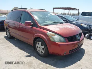 2005 Nissan Quest z VIN 5N1BV28UX5N103123, wystawiony jako IAAI lot #42443353 z przebiegiem Nie podano mil oraz . Historia ofert i sprzedaży dostępna na DreamBid. Obrazek 1.