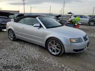 2006 Audi S4 with VIN WUARL48H46K900268, listed as a Copart auction lot 46163935 with 100,371 mi miles and Salvage Title. Bid and sale history available at carsss.com. Image 4.