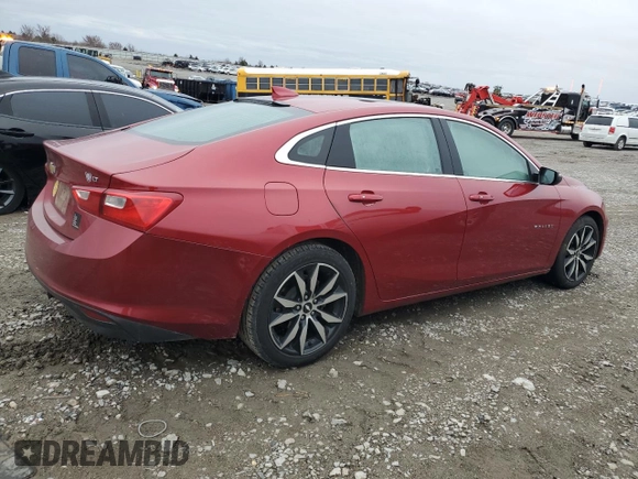 2016 Chevrolet Malibu LT with VIN 1G1ZE5ST8GF203358, listed as a Copart auction lot 47934315 with 149,038 mi miles and Salvage Title. Bid and sale history available at DreamBid. Image 3.