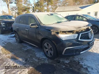 2017 Acura MDX with VIN 5FRYD4H39HB014410, listed as a IAAI auction lot 41395814 with 81,579 mi miles. Bid and sale history available at carsss.com. Image 1.