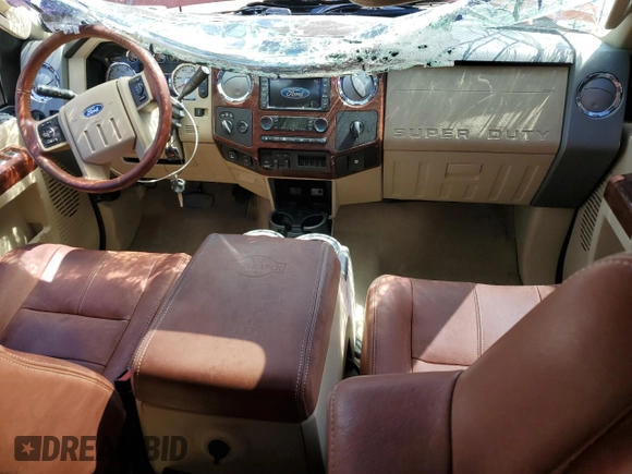 2008 Ford F-250 XL with VIN 1FTSW21R88ED64987, listed as a Copart auction lot 56030705 with 149,351 mi miles and Salvage title. Bid and sale history available at DreamBid. Image 8.