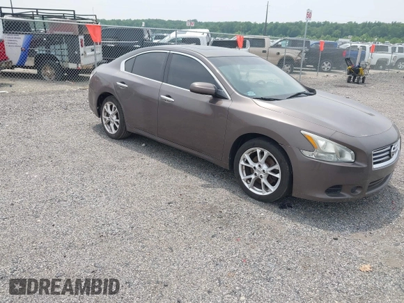 2012 Nissan Maxima S with VIN 1N4AA5AP5CC860947, listed as a IAAI auction lot 42496871 with Not provided miles and . Bid and sale history available at DreamBid. Image 1.