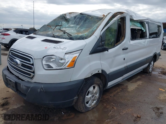 2018 Ford Transit Passenger XL с VIN 1FBZX2YG5JKB15655, выставлен на аукционе IAAI как лот 41227727 с пробегом 107 291 миль миль и . История ставок и продаж доступна на DreamBid. Изображение 2.