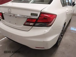 2015 Honda Civic EX-L with VIN 19XFB2F98FE040252, listed as a IAAI auction lot 41617619 with 107,667 mi miles and . Bid and sale history available at DreamBid. Image 6.