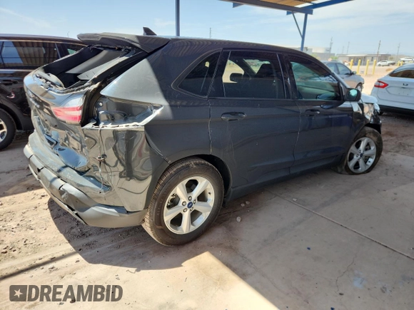 2021 Ford Edge SE with VIN 2FMPK3G97MBA03640, listed as a Copart auction lot 60281055 with 72,477 mi miles and Salvage title. Bid and sale history available at DreamBid. Image 3.