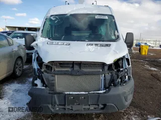 2023 Ford Transit Cargo with VIN 1FTBR1C86PKA86595, listed as a Copart auction lot 44908465 with 2,537 mi miles and Salvage Title. Bid and sale history available at carsss.com. Image 5.