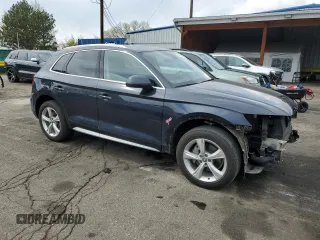 2020 Audi Q5 Premium Plus with VIN WA1BNAFY0L2044306, listed as a Copart auction lot 54604435 with 44,690 mi miles and Salvage Title. Bid and sale history available at carsss.com. Image 4.