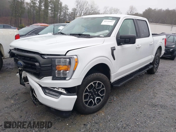2023 Ford F-150 XL with VIN 1FTFW1E56PFA90555, listed as a IAAI auction lot 41539367 with 53,905 mi miles. Bid and sale history available at carsss.com. Image 14.