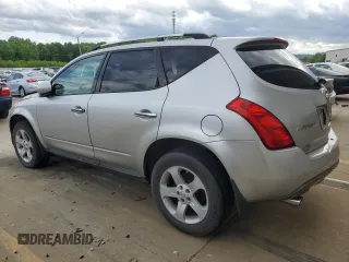 2003 Nissan Murano SL with VIN JN8AZ08W03W219842, listed as a Copart auction lot 55554015 with 137,209 mi miles and Clean Title. Bid and sale history available at DreamBid. Image 2.
