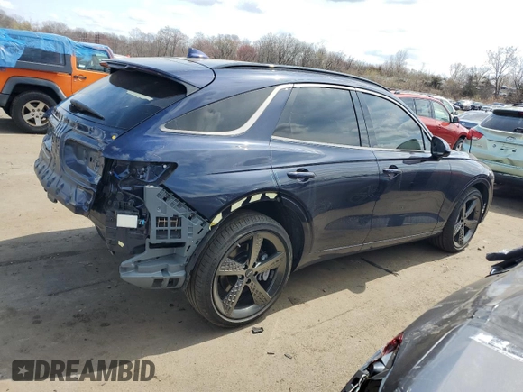 2024 Genesis GV70 2.5T with VIN 5NMMADTB9RH014320, listed as a Copart auction lot 51929155 with 11,194 mi miles and Salvage title. Bid and sale history available at DreamBid. Image 3.