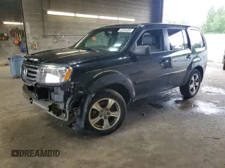 2012 Honda Pilot EX-L with VIN 5FNYF4H5XCB048233, listed as a Copart auction lot 62464385 with Not provided miles and Salvage title. Bid and sale history available at DreamBid. Image 1.
