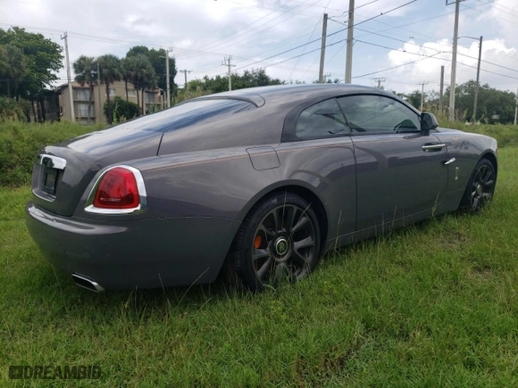 2018 Rolls-Royce Wraith with VIN SCA665C5XJUX87117, listed as a Copart auction lot 65855274 with 0 mi miles and Salvage Title. Bid and sale history available at carsss.com. Image 3.