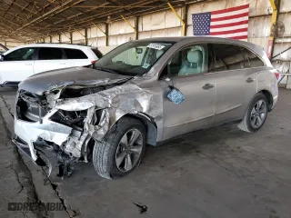 2015 Acura MDX with VIN 5FRYD3H28FB009231, listed as a Copart auction lot 51919065 with 122,636 mi miles and Salvage Title. Bid and sale history available at carsss.com. Image 1.