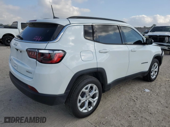 2024 Jeep Compass Latitude with VIN 3C4NJDBN7RT155213, listed as a Copart auction lot 44504135 with 10,299 mi miles and Salvage Title. Bid and sale history available at carsss.com. Image 3.