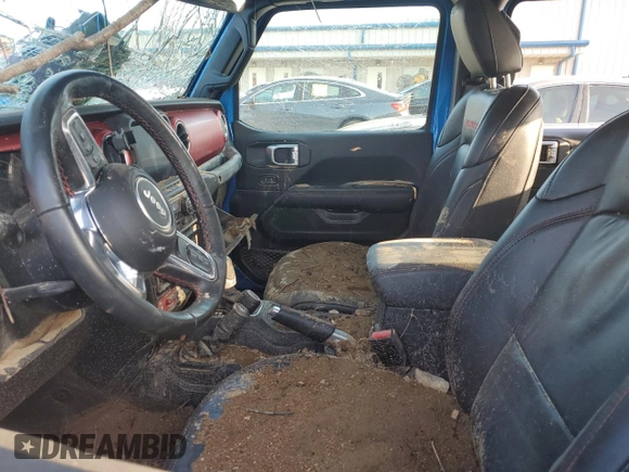 2021 Jeep Gladiator Rubicon z VIN 1C6JJTBGXML551111, wystawiony jako Copart lot #52538935 z przebiegiem Nie podano mil oraz Szkoda całkowita • Salvage title. Historia ofert i sprzedaży dostępna na DreamBid. Obrazek 7.