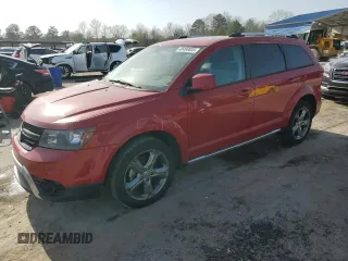 2017 Dodge Journey Crossroad Plus with VIN 3C4PDCGG5HT550753, listed as a Copart auction lot 48490035 with 119,784 mi miles and Salvage Title. Bid and sale history available at carsss.com. Image 1.