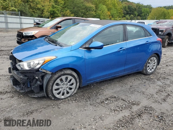 2017 Hyundai Elantra GT with VIN KMHD35LH6HU377018, listed as a Copart auction lot 72765934 with 67,883 mi miles and Salvage Title. Bid and sale history available at carsss.com. Image 1.