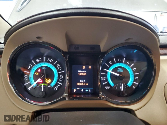2012 Buick LaCrosse Premium 1 with VIN 1G4GD5ER5CF335808, listed as a Copart auction lot 53086825 with 189,663 mi miles and Salvage Title. Bid and sale history available at carsss.com. Image 9.