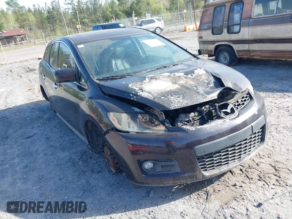 2007 Mazda CX-7 Sport with VIN JM3ER293270109579, listed as a IAAI auction lot 41908614 with 1 mi miles. Bid and sale history available at carsss.com. Image 1.