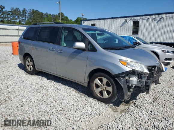 2016 Toyota Sienna LE AAS with VIN 5TDKK3DC5GS712181, listed as a Copart auction lot 53265915 with 142,472 mi miles and Salvage Title. Bid and sale history available at DreamBid. Image 4.