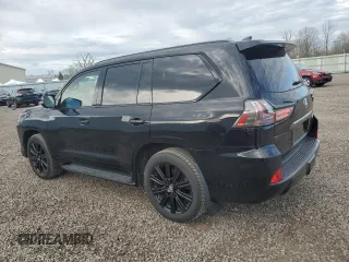 2019 Lexus LX 570 with VIN JTJHY7AX0K4292290, listed as a Copart auction lot 55386945 with 29,271 mi miles and Salvage Title. Bid and sale history available at DreamBid. Image 2.