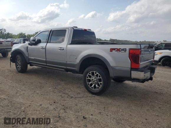 2021 Ford Super Duty F-250 SRW XL with VIN 1FT8W2BT8MEC78349, listed as a Copart auction lot 55433335 with 0 mi miles and Salvage Title. Bid and sale history available at carsss.com. Image 2.