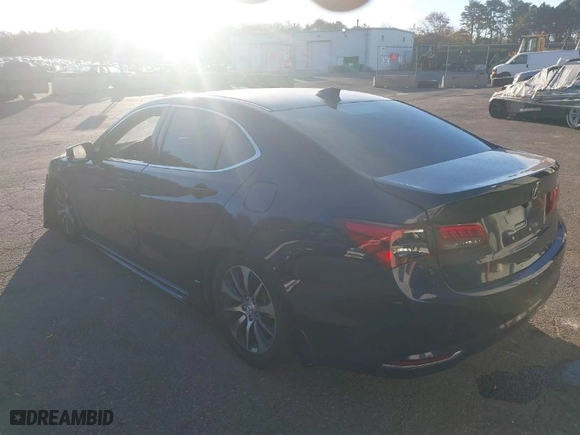 2015 Acura TLX V6 Tech with VIN 19UUB2F56FA007338, listed as a IAAI auction lot 40888874 with 111,517 mi miles. Bid and sale history available at carsss.com. Image 3.