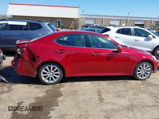 2007 Lexus IS with VIN JTHBK262375027213, listed as a IAAI auction lot 42049349 with 247,534 mi miles. Bid and sale history available at carsss.com. Image 13.