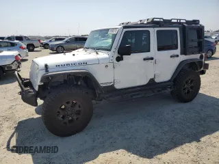2014 Jeep Wrangler Unlimited Rubicon with VIN 1C4BJWFG0EL201559, listed as a Copart auction lot 59580575 with 182,101 mi miles and Salvage title. Bid and sale history available at DreamBid. Image 1.