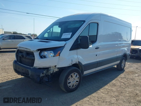 2020 Ford Transit Cargo with VIN 1FTBR1C80LKB70535, listed as a IAAI auction lot 41511858 with 76,085 mi miles and . Bid and sale history available at DreamBid. Image 22.