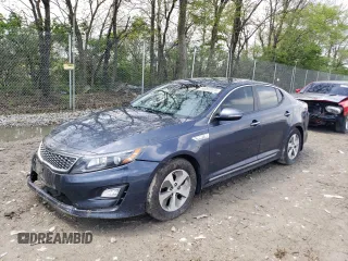 2015 Kia Optima z VIN KNAGM4AD5F5084529, wystawiony jako Copart lot #55092875 z przebiegiem 106 096 mil mil oraz Szkoda całkowita • Salvage title. Historia ofert i sprzedaży dostępna na DreamBid. Obrazek 1.