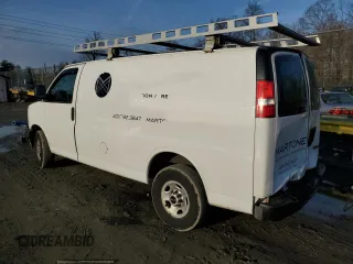 2017 GMC Savana Cargo Van with VIN 1GTW7AFF2H1911430, listed as a Copart auction lot 43959125 with 82,379 mi miles and Salvage Title. Bid and sale history available at carsss.com. Image 2.