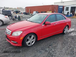 2011 Mercedes-Benz C-Class C 300 Sport with VIN WDDGF8BB3BR147265, listed as a IAAI auction lot 41884774 with 162,526 mi miles. Bid and sale history available at carsss.com. Image 2.