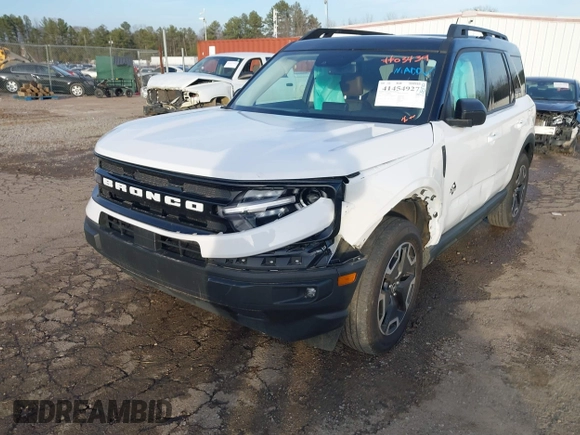 2022 Ford Bronco Sport Outer Banks with VIN 3FMCR9C66NRD62652, listed as a IAAI auction lot 41454927 with 28,877 mi miles and . Bid and sale history available at DreamBid. Image 17.