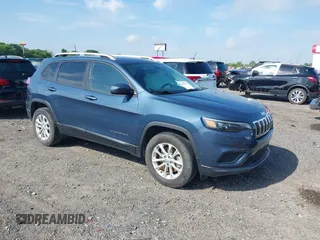 2020 Jeep Cherokee Latitude with VIN 1C4PJMCB7LD603878, listed as a IAAI auction lot 42104307 with 88,511 mi miles and . Bid and sale history available at DreamBid. Image 1.